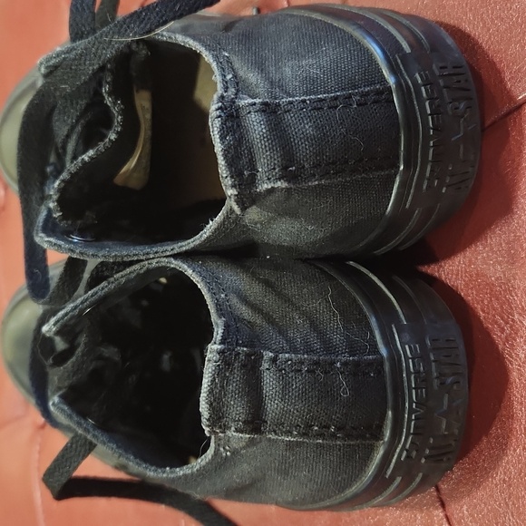 Black converse sneakers unisex - Picture 3 of 7
